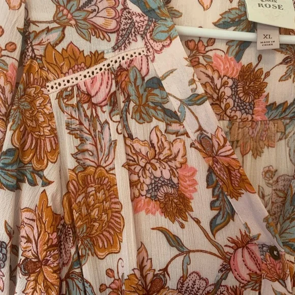 Knox Rose Floral Dress with Drawstring Waist - Picture 2 of 9